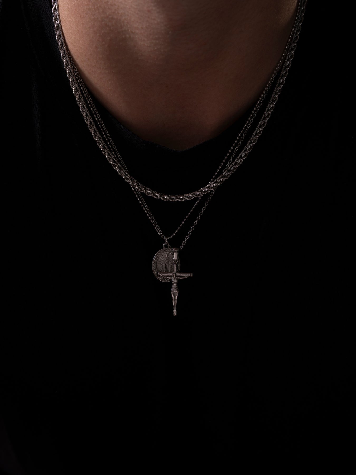 CRUCIFIX CHAIN | Silver
