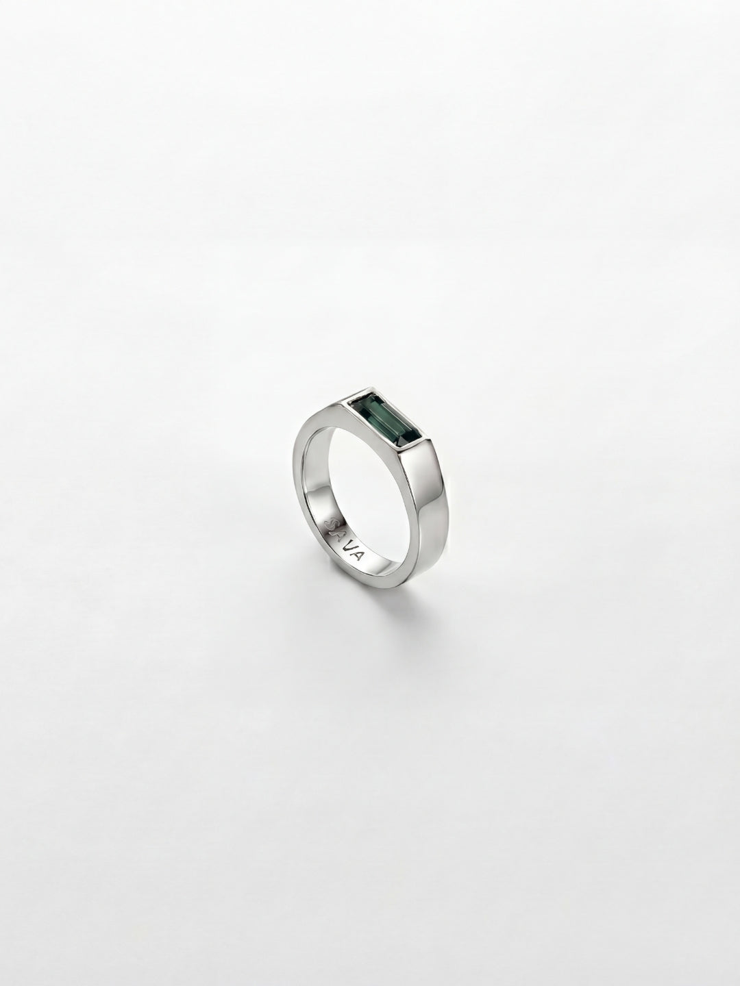GREEN COMO RING | Silver